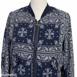 Anthropologie Skies Are Blue‎ Bomber Jacket Med